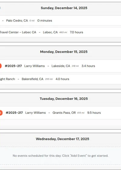 Build your Itinerary screenshot